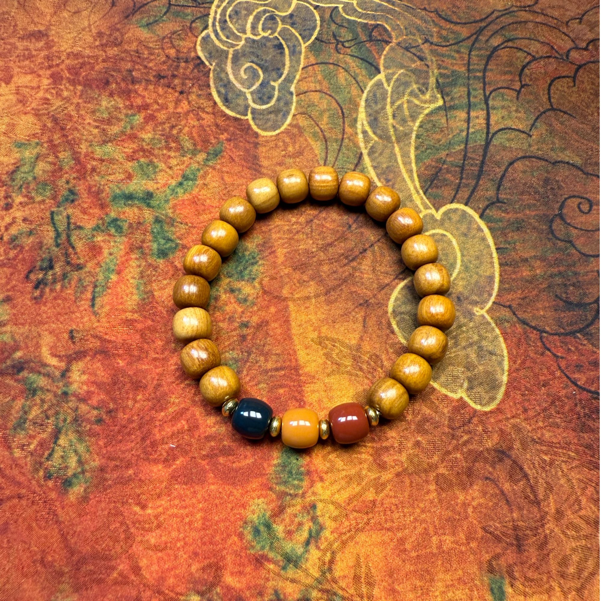 A020老山檀单圈手串-无礼盒