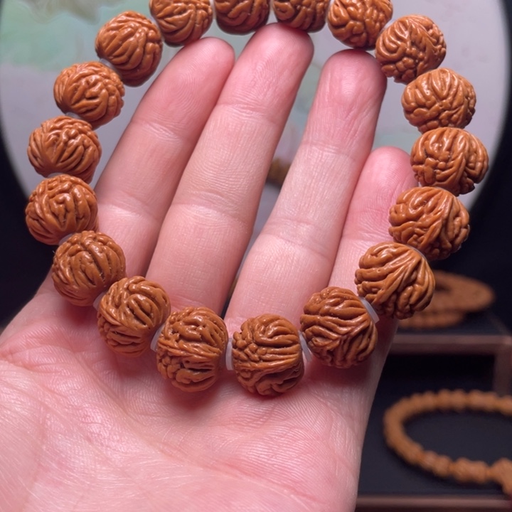 手串桃核16聚宝盆手串