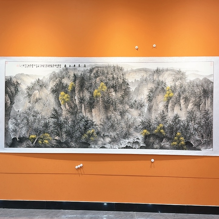 国画书法作品多次参加