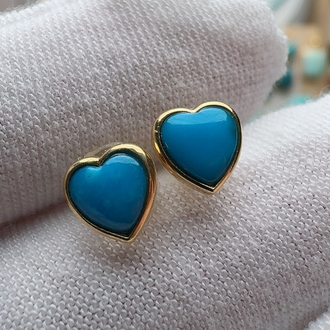 绿松石配饰18K金镶嵌