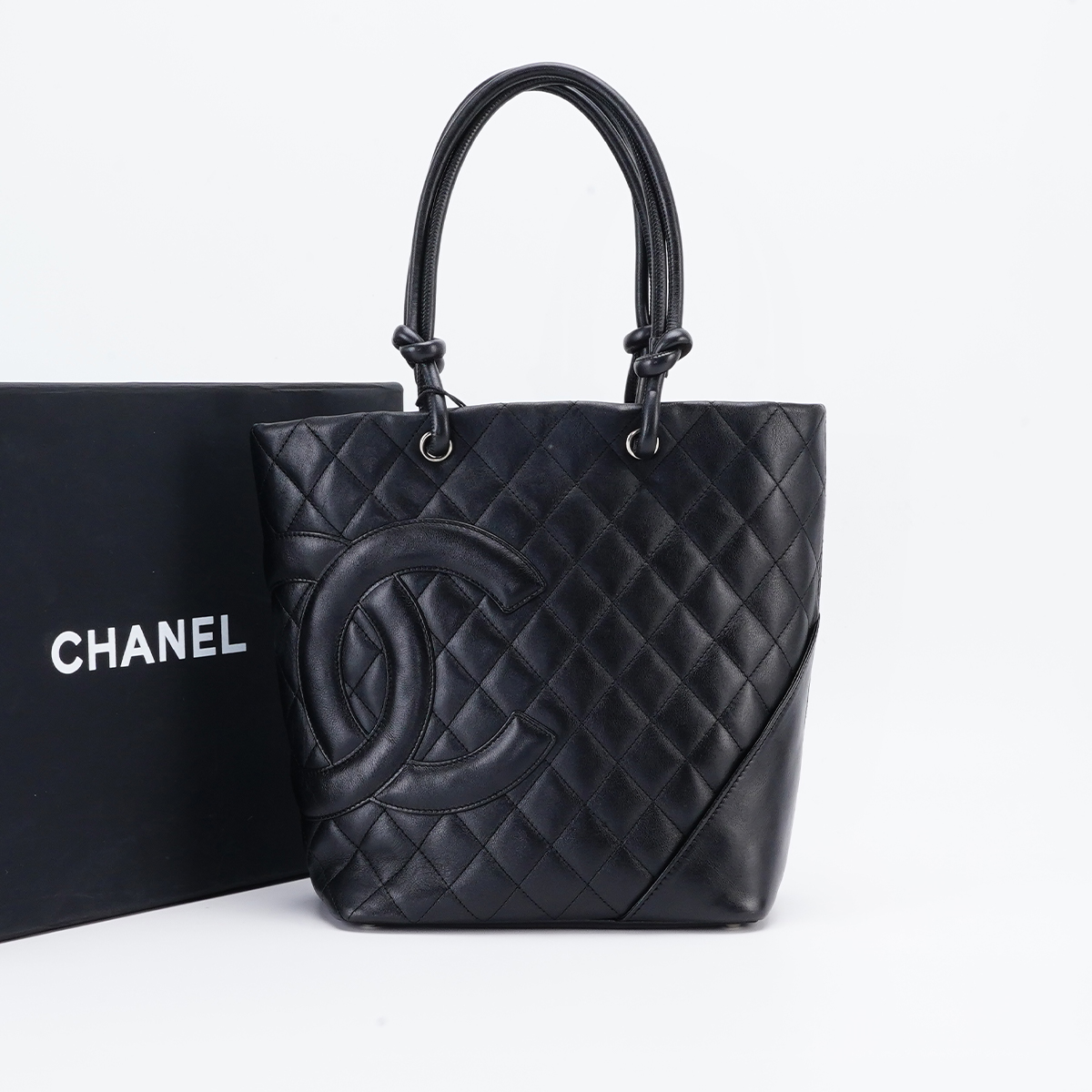 95新 Chanel/香奈儿 【白菜】康鹏托特包小号/BG23001798