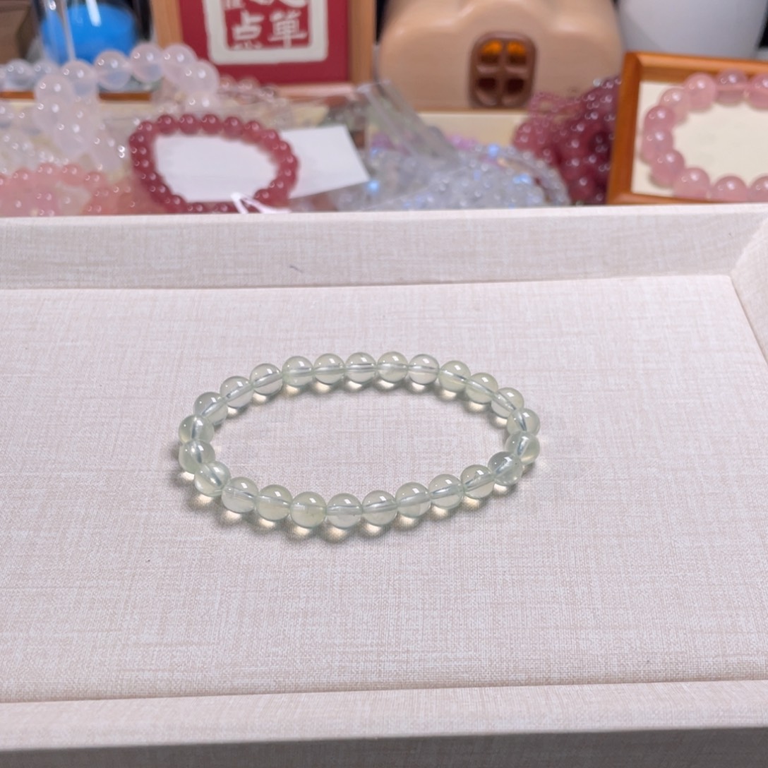 葡萄石未镶嵌手绳葡萄石卡7手串