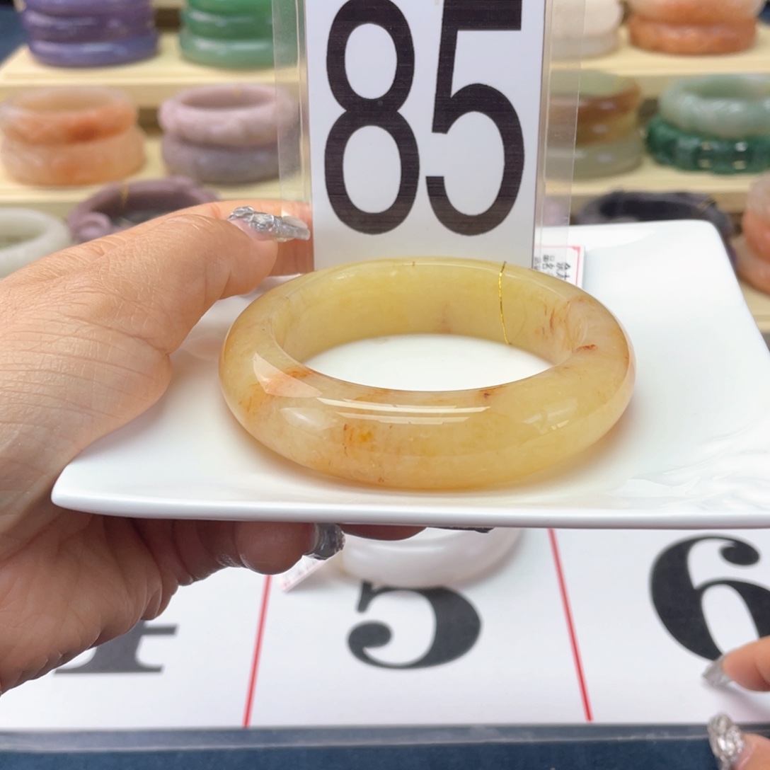 石英质玉未镶嵌手镯58.4圈