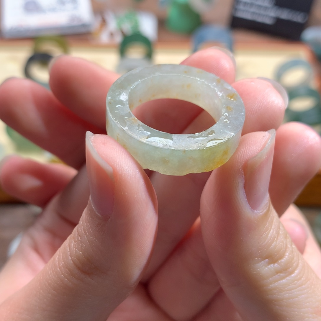 定制翡翠未镶嵌冰洒金 19-21