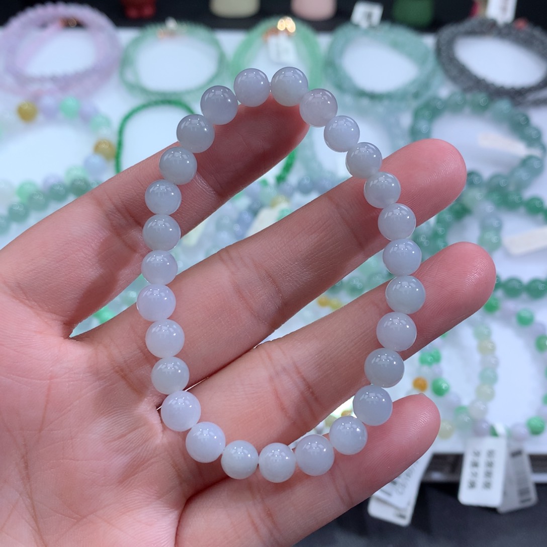 翡翠手链未镶嵌天然