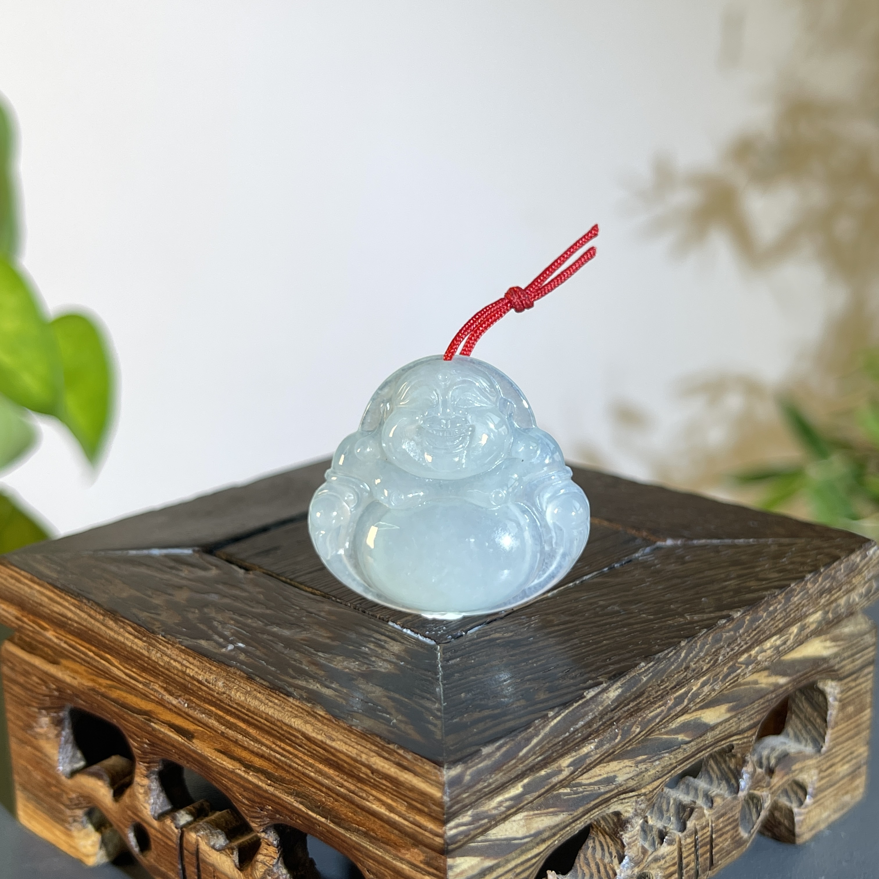 JXA15-85 天然翡翠缅甸A货 佛公