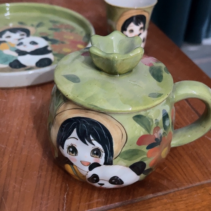 陶爬****?景德镇釉下手绘陶瓷 