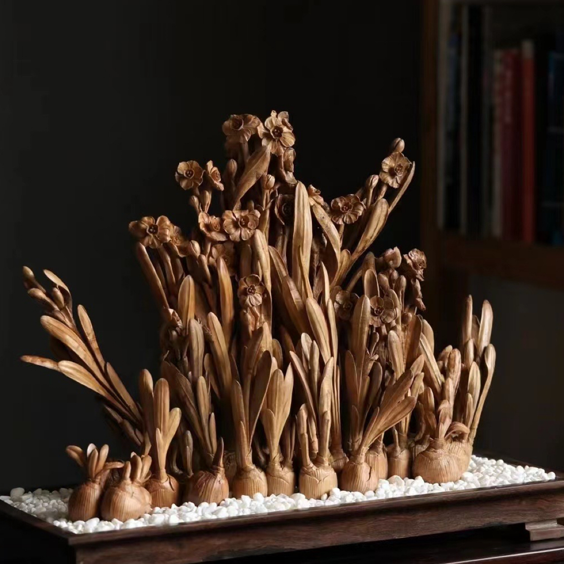 老山檀香-水仙盆景，雅士摆台