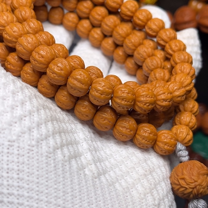 猴头核桃把件八棱脖挂