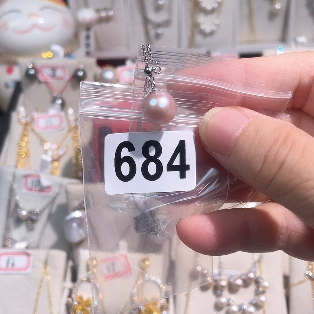 合金淡水珍珠耳饰琉*