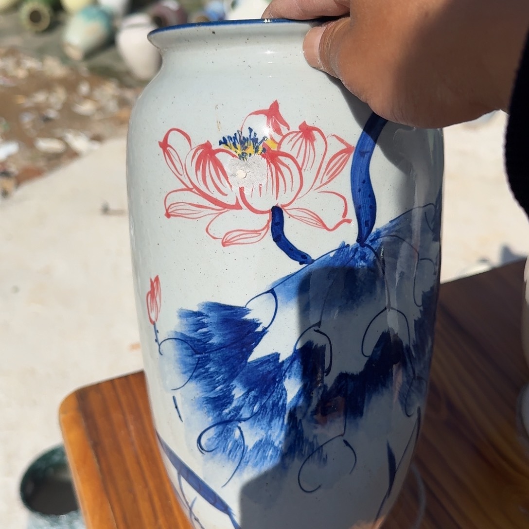 陶瓷微瑕景德镇手工花器