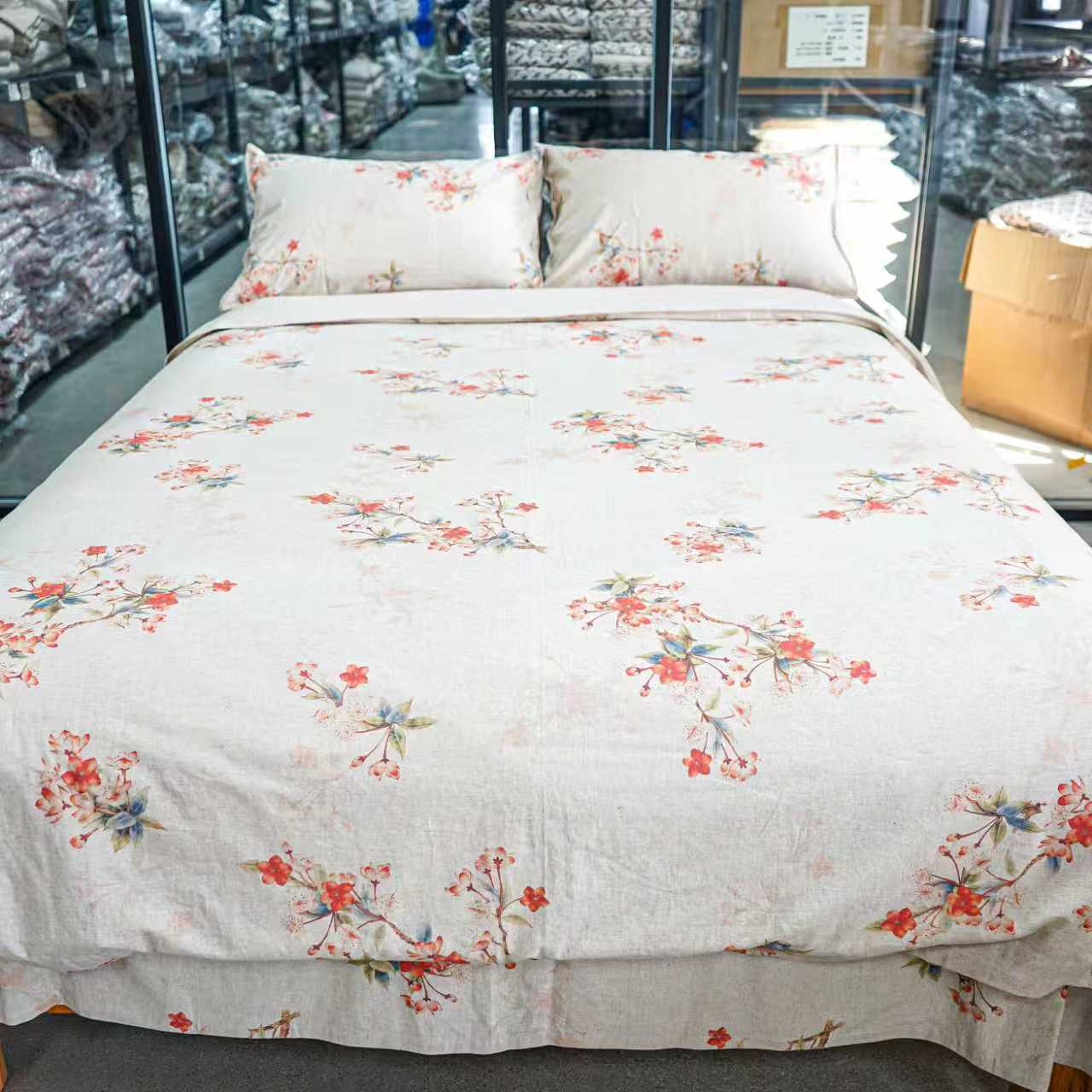 罗布麻印花海棠四件套(ZH0012 )