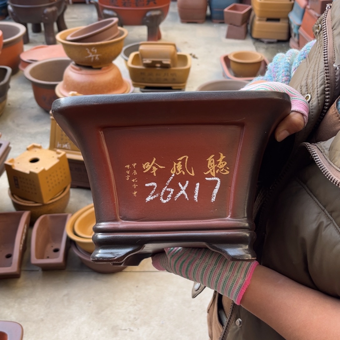 紫砂花盆盆景艺术