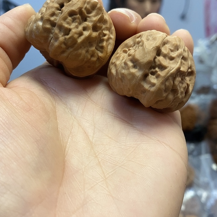 文玩核桃把件36.5蛤蟆头油