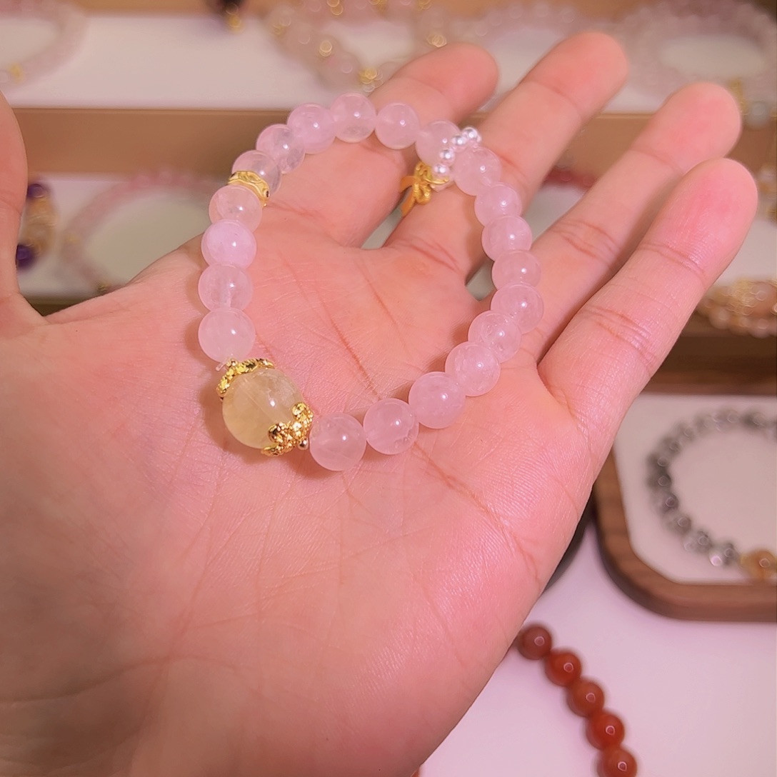 水晶手串未镶嵌手串