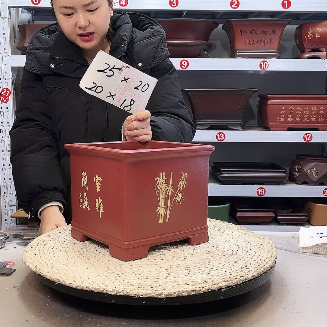 紫砂花盆紫砂花盆