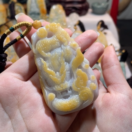 *****翡翠未镶嵌挂件翡翠