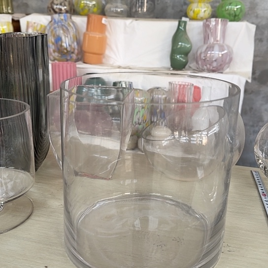 无铅玻璃20*20直筒花瓶福利款花瓶