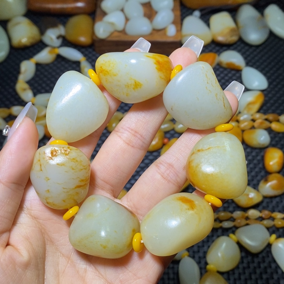 和田玉手链未镶嵌