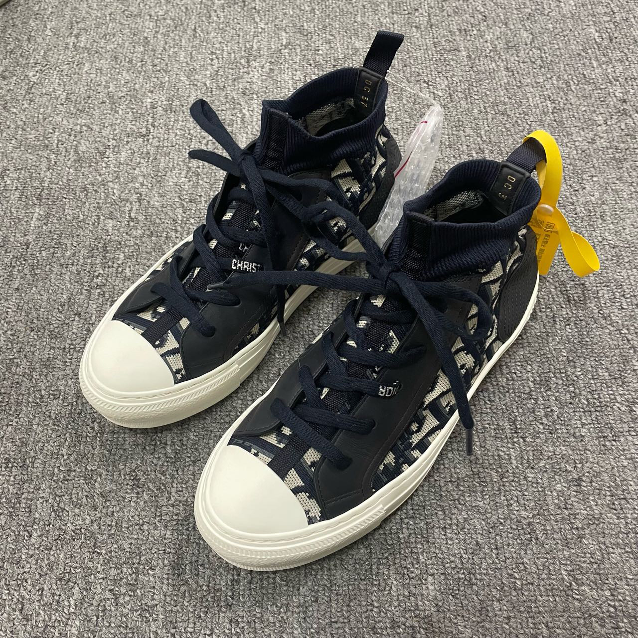 95新 DIOR/迪奥 Walk'n'Dior针织拼接运动时尚板鞋 37码/5693