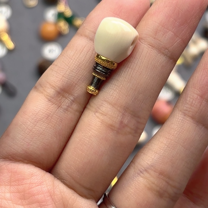 玛瑙/玉髓未镶嵌文玩配饰适配4-7mm的串