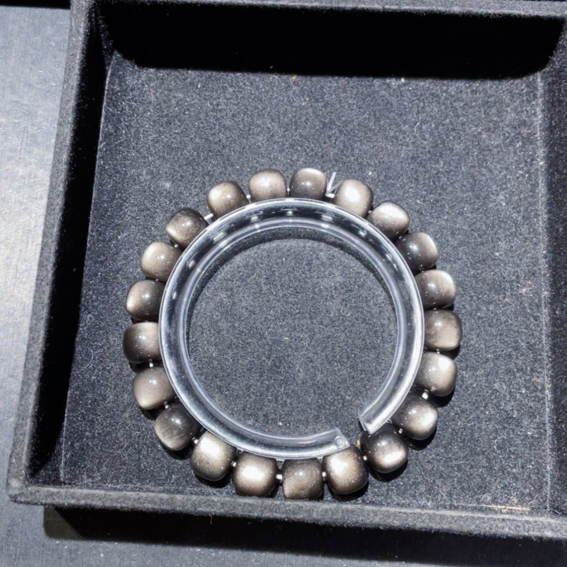 【闪购商品】黑曜岩手链未镶嵌༺**༻