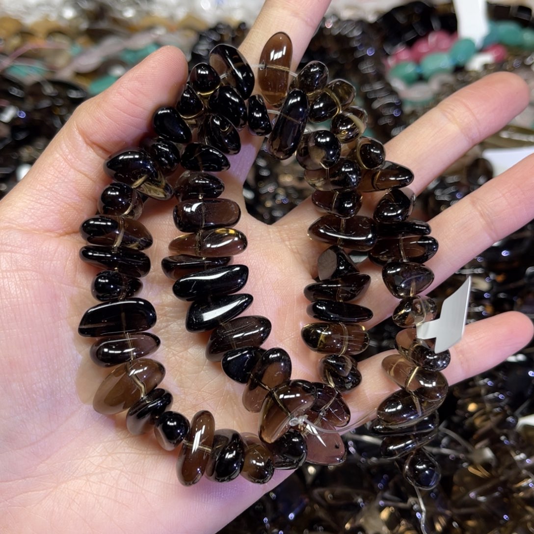 果****玛瑙/玉髓散珠茶晶