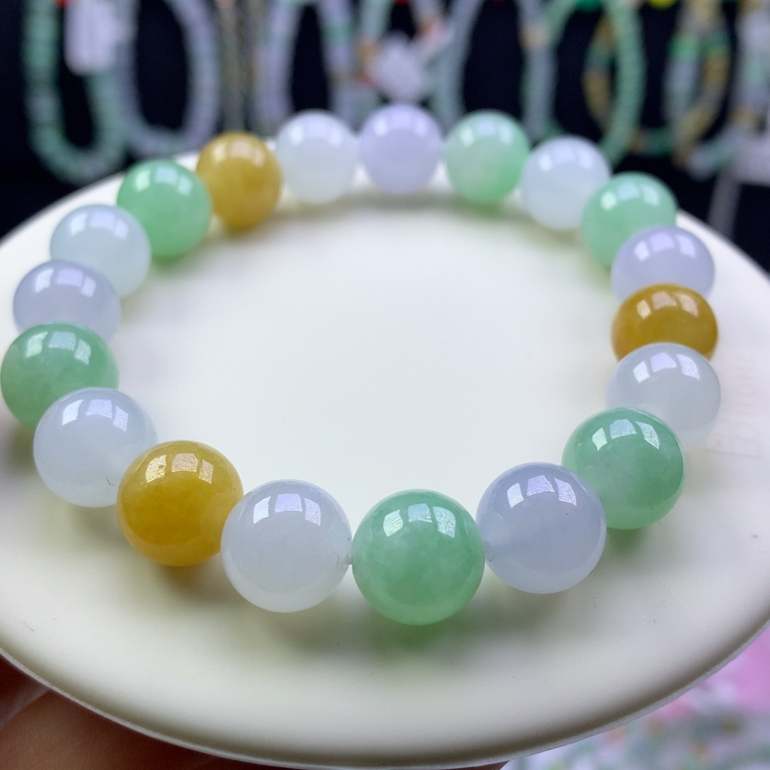 未镶嵌手串翡翠卡10