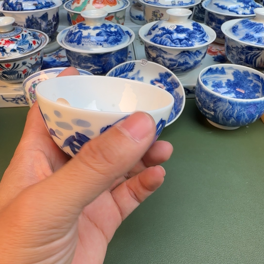 陶纯手工纯手绘茶具338