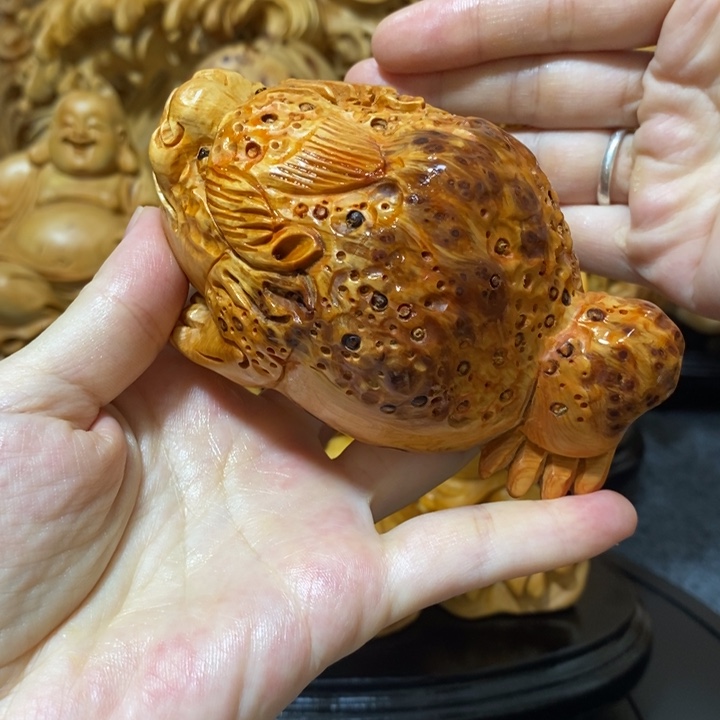 柏木崖柏瘤疤手把件