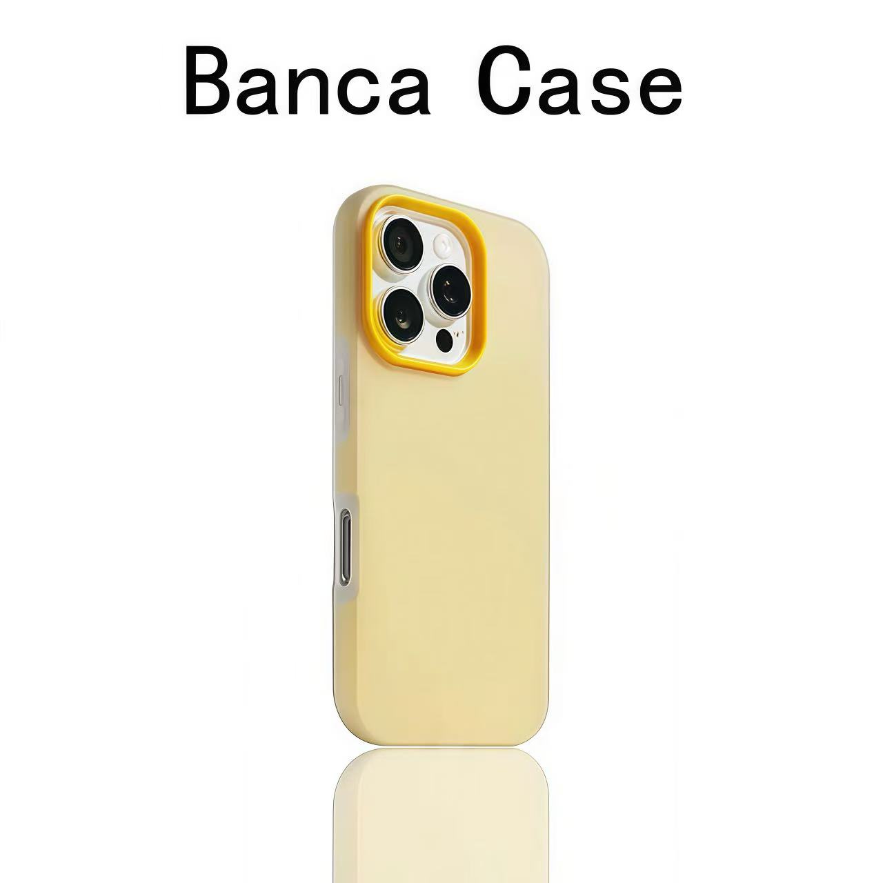 BANCA肤感果冻壳适用苹果16/15promax手机壳mate60华为P70小米14