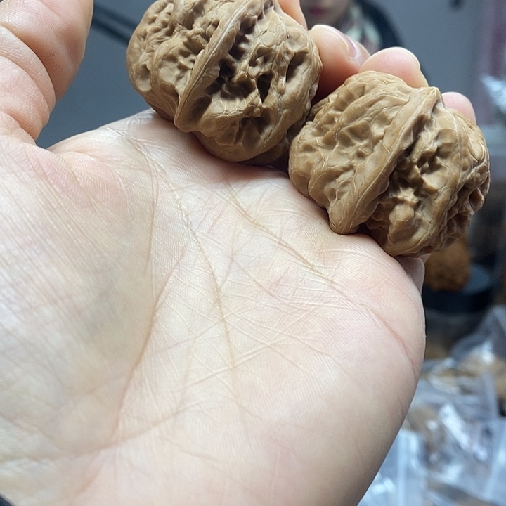 文玩核桃把件39平谷方块油