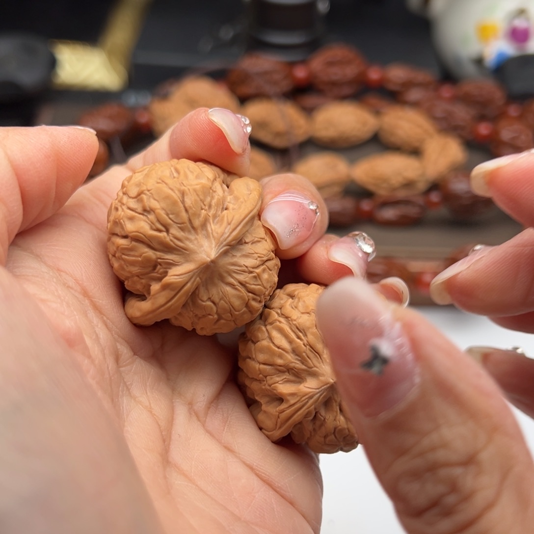 文玩核桃把件甲骨文34