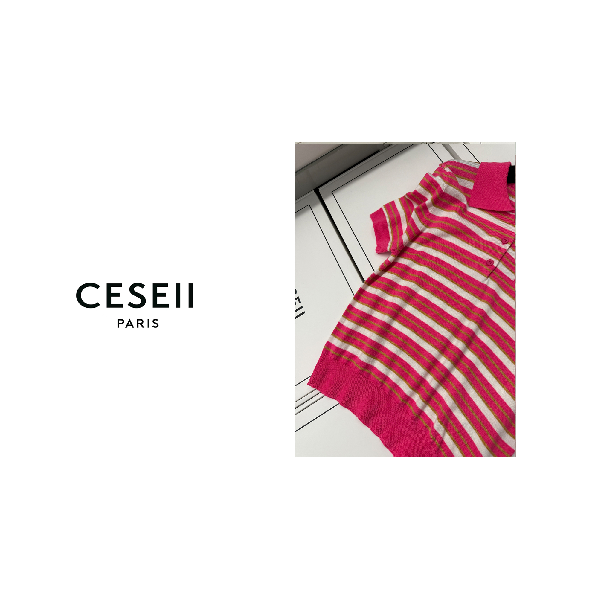 【25XJ307】2025春夏新款顶版高弹针织短袖衫