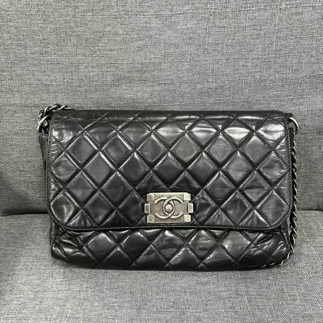 95新 Chanel/香奈儿 乱乱子中古/女士/单肩包/77060