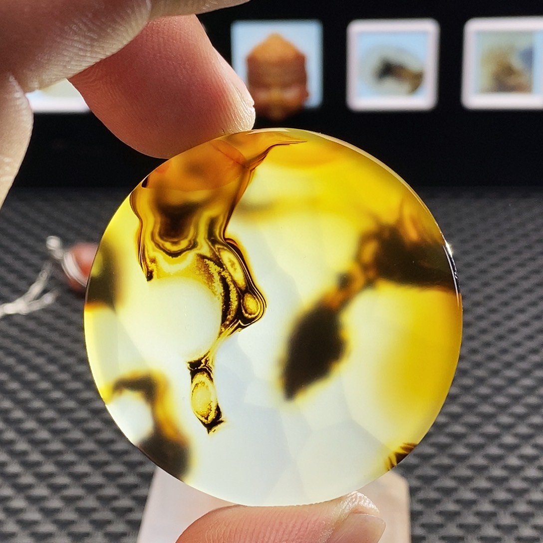 玛瑙/玉髓未镶嵌吊坠(不含链)104