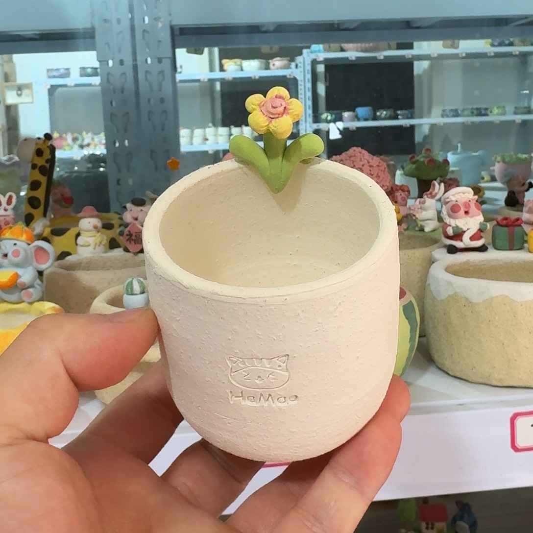 厂家直销手工花盆摆件