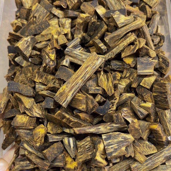 沉香手把件消****吖沉香奇楠虎斑棋256克