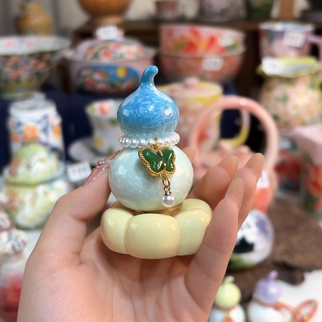 颜***颜景德镇手绘高温釉下彩陶瓷茶具
