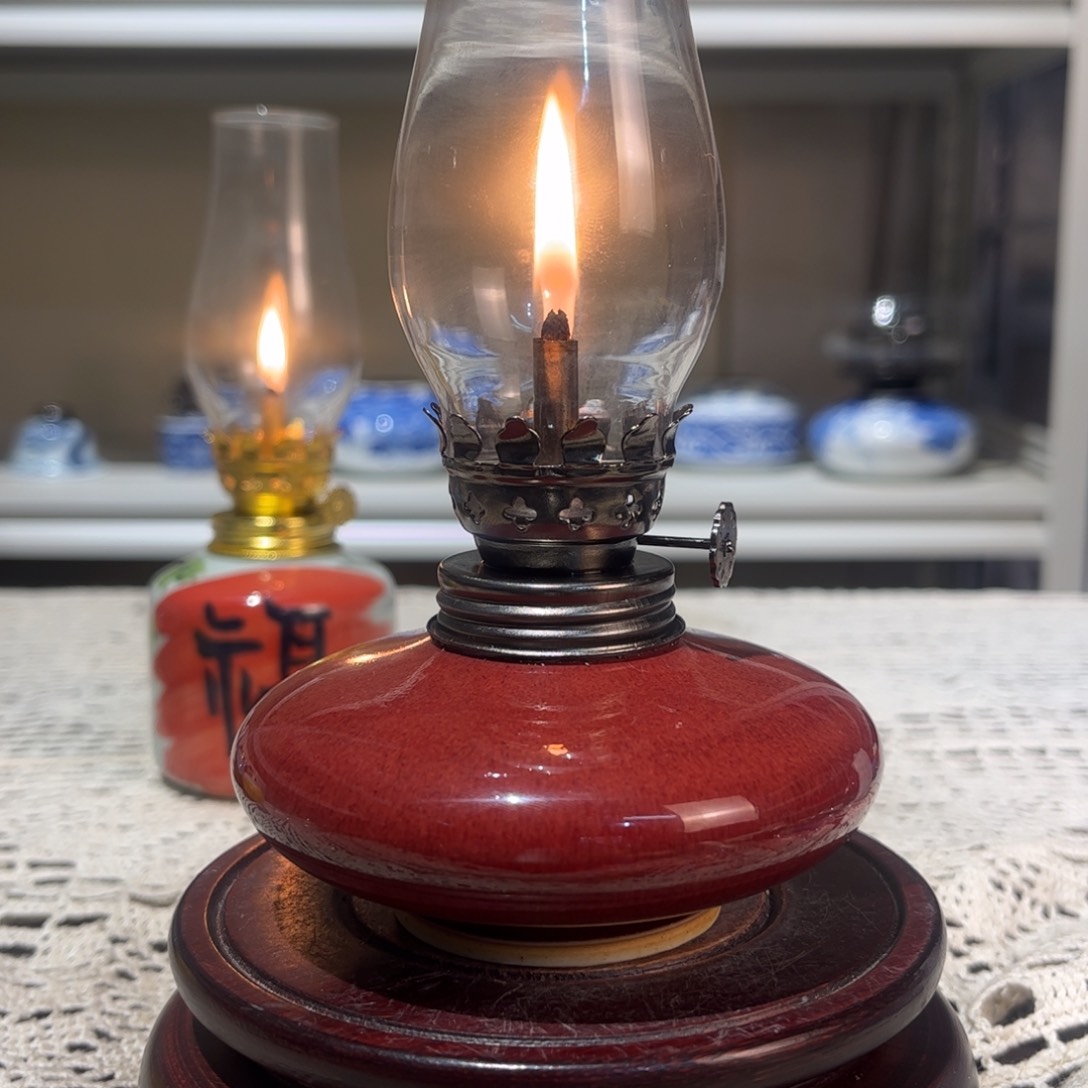 摆件景德镇陶瓷香薰灯