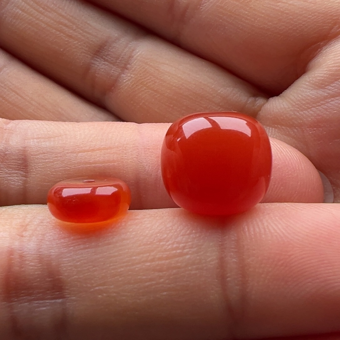 南红玛瑙老型12.7x11.7未镶嵌这**爱