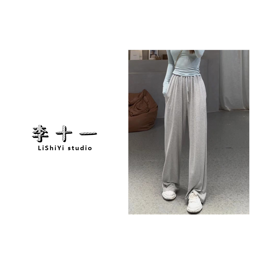 【简约】设计感气质直筒裤★3007-1