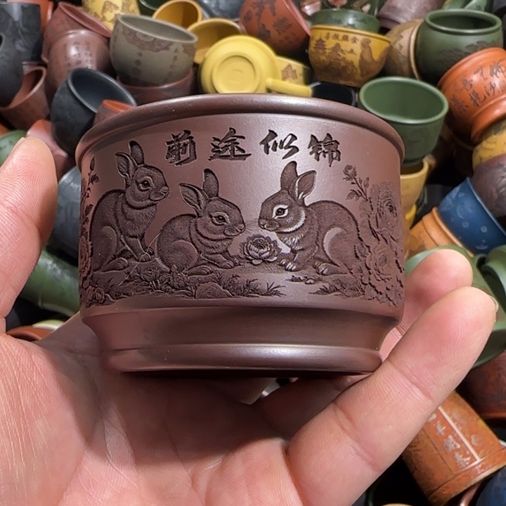 茶杯紫砂全手工制作工艺