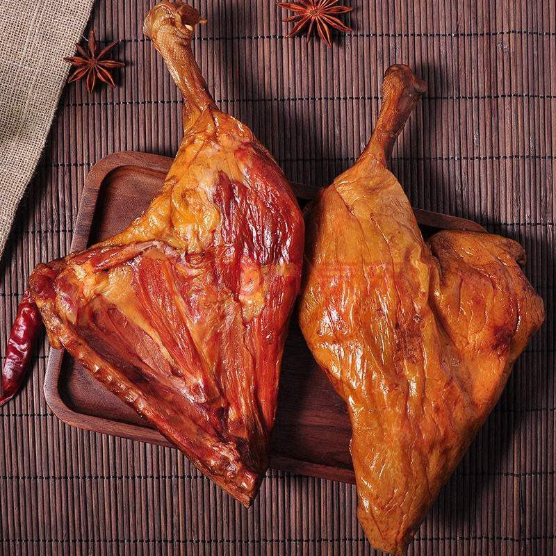 【邵阳腊肉专场】湖南新化柴火烟熏 腊鸭腿3个