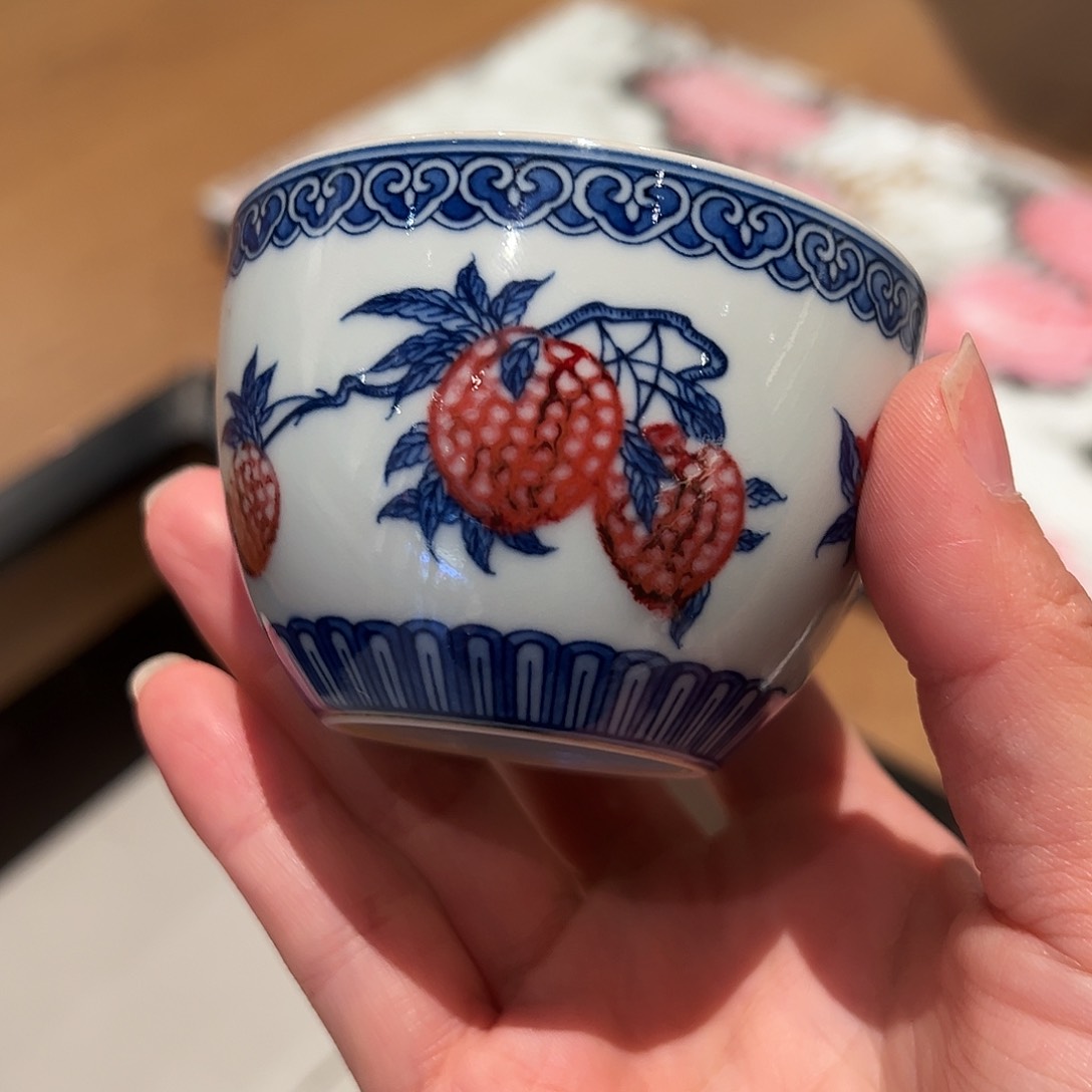 微瑕臻玉古坊原矿釉里红