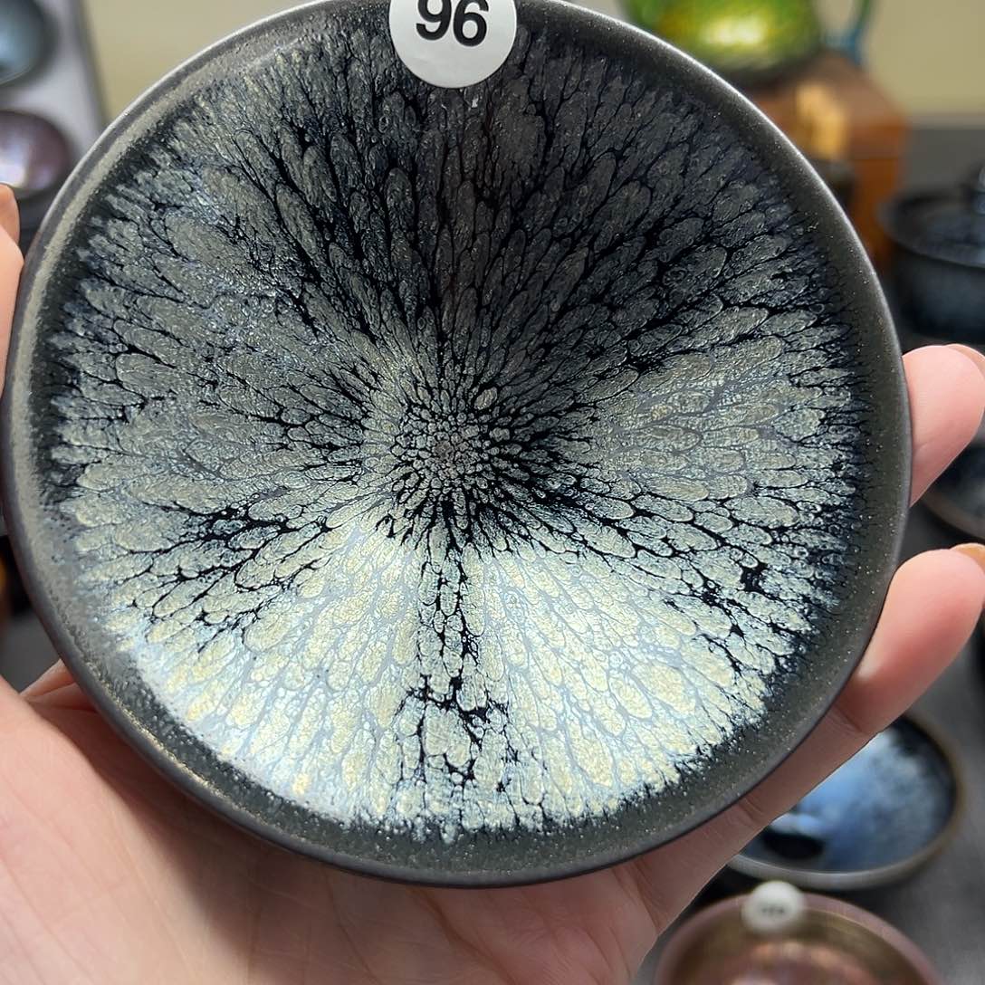 茶盏?百花蔡龙斗笠