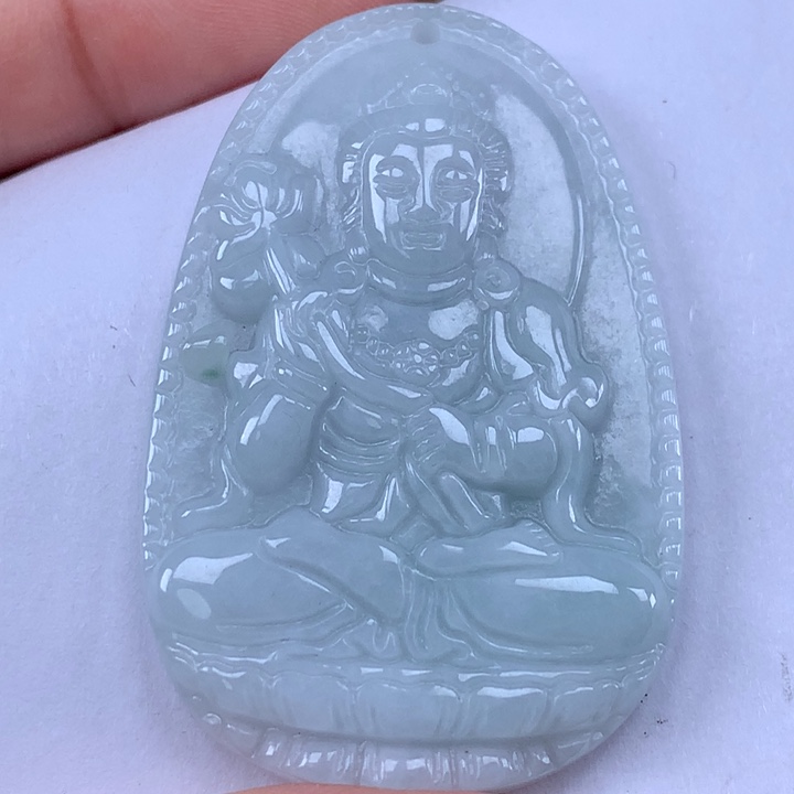 颈饰未镶嵌翡翠大势至菩萨吊坠