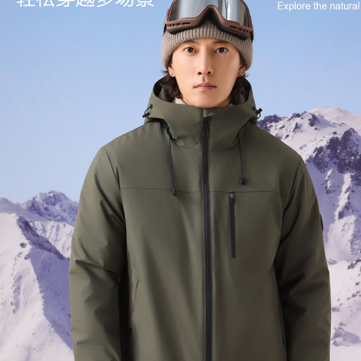 【男款～】黑金羊毛～ 巨暖和的羊毛冲锋衣～