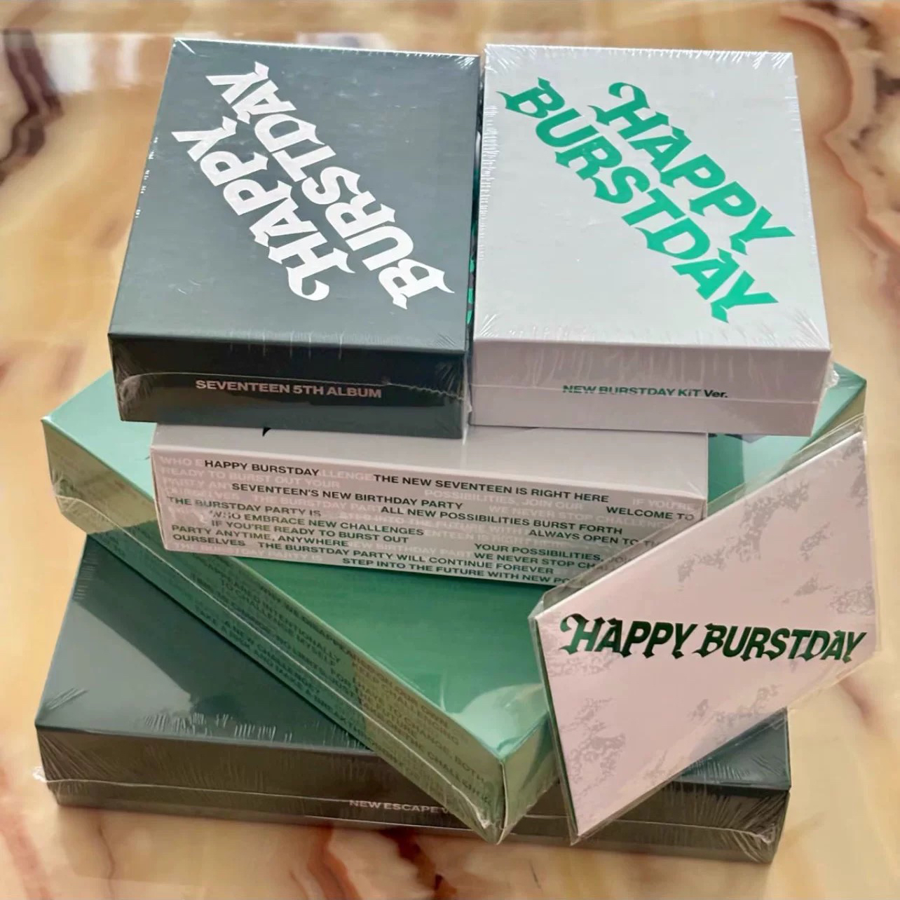 现货 Seventeen专辑 正规5 HAPPY BURSTDAY 官方正版海报周边小卡