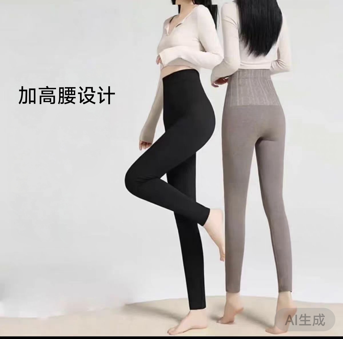 【包邮】高腰保暖女士贴身高弹力柔软打底裤80-160斤